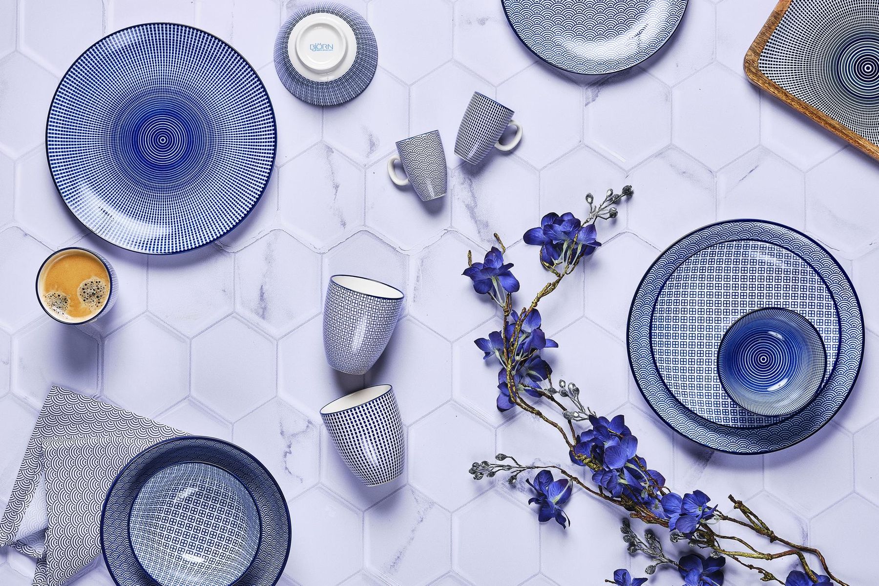Set di piatti: Geschirr-Set PATTERN – Nuovo e nell'imballaggio originale da Bremgarten AG venduto da simpliCH 5