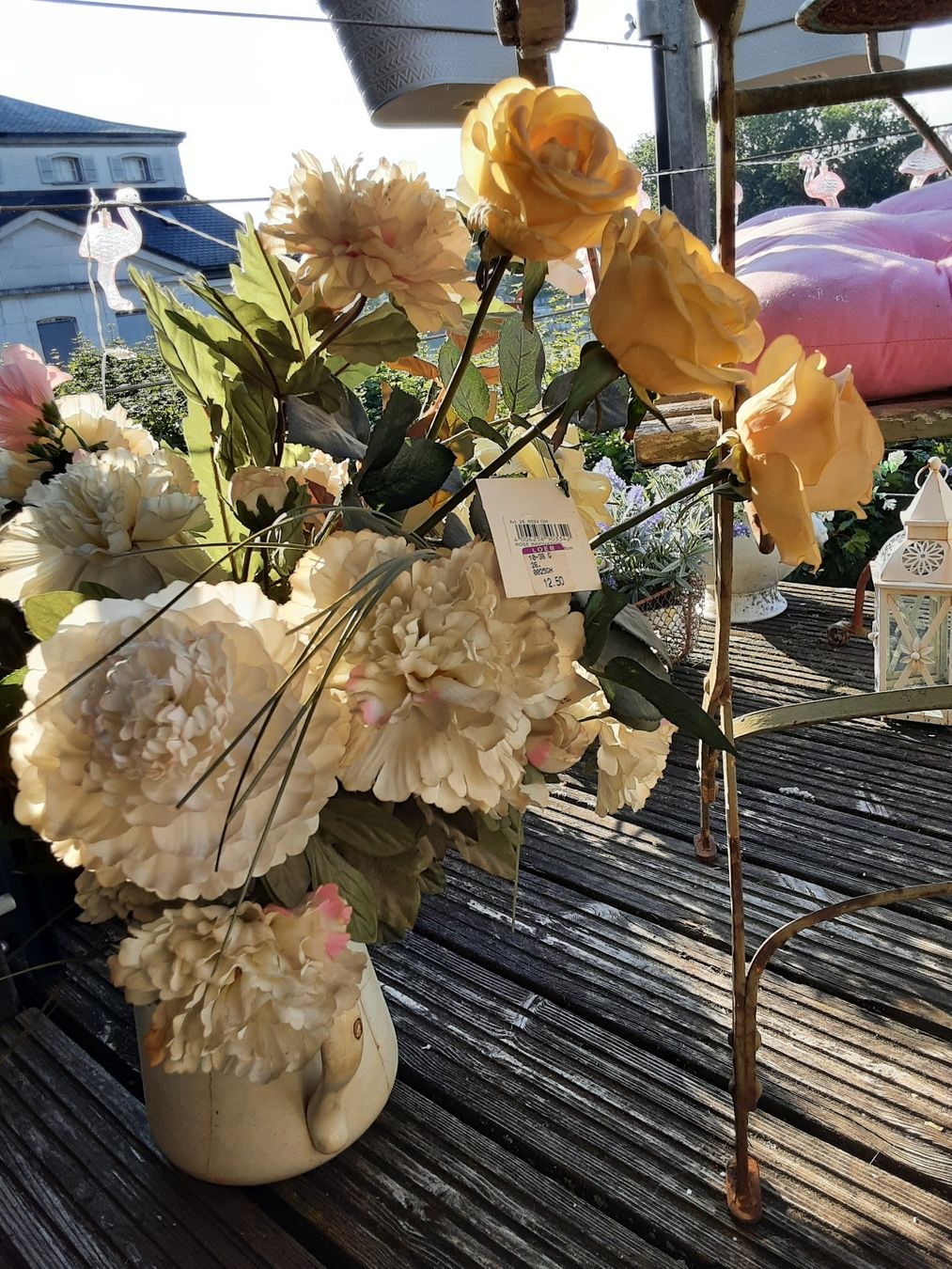 Piante & sementi: Schöne Kunst-/Seidenblumen, grosses Bouquet – Usato da Solothurn venduto da BelleEpoque 5