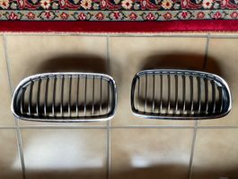 Grilles BMW E90 & E91 couleur chrome d’origine