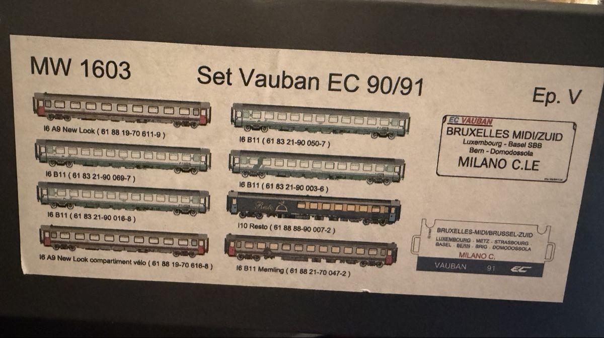 LS Models Modellini di ferrovie: LS Modelworld Dc , Set Vauban 90/91 – Usato da Prilly venduto da yan_56dx