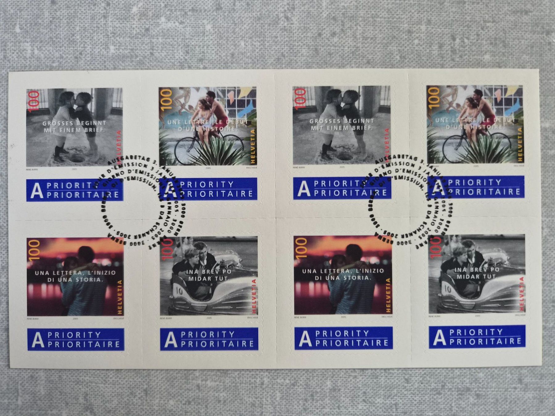 Alle Briefmarken: Markenheft, 2005, o – Gebraucht aus Moosseedorf von wau69