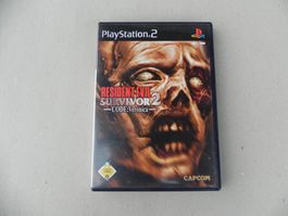 Sony PS2  Horror Spiel Game Resident Evil Survivor 2 Jg.2001