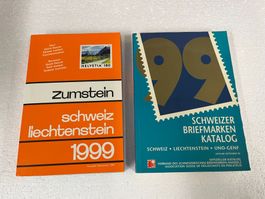 Briefmarken-Kataloge Zumstein und Verband von 1999