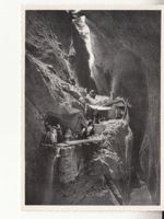 Taminaschlucht vor 500 Jahren, ca. 1950