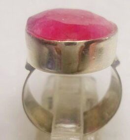 Anelli: Ring mit grossem pinkfarbenem Rubin – Nuovo (secondo la descrizione) da Zürich venduto da Bieter04 5
