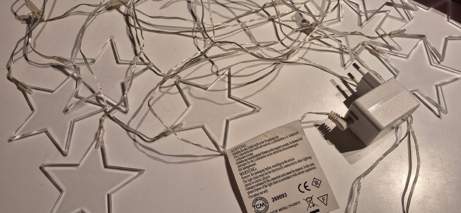 Ghirlande e barre luminose: LED Lichtervorhang mit Sternen – Usato da Nottwil venduto da echtMOMO 3