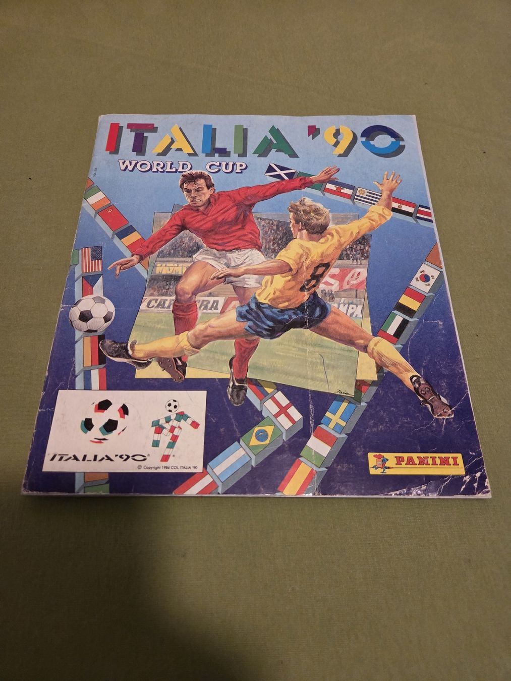 Panini Alben: Panini Album WM 1990 – Gebraucht aus Embrach von MamaSantos