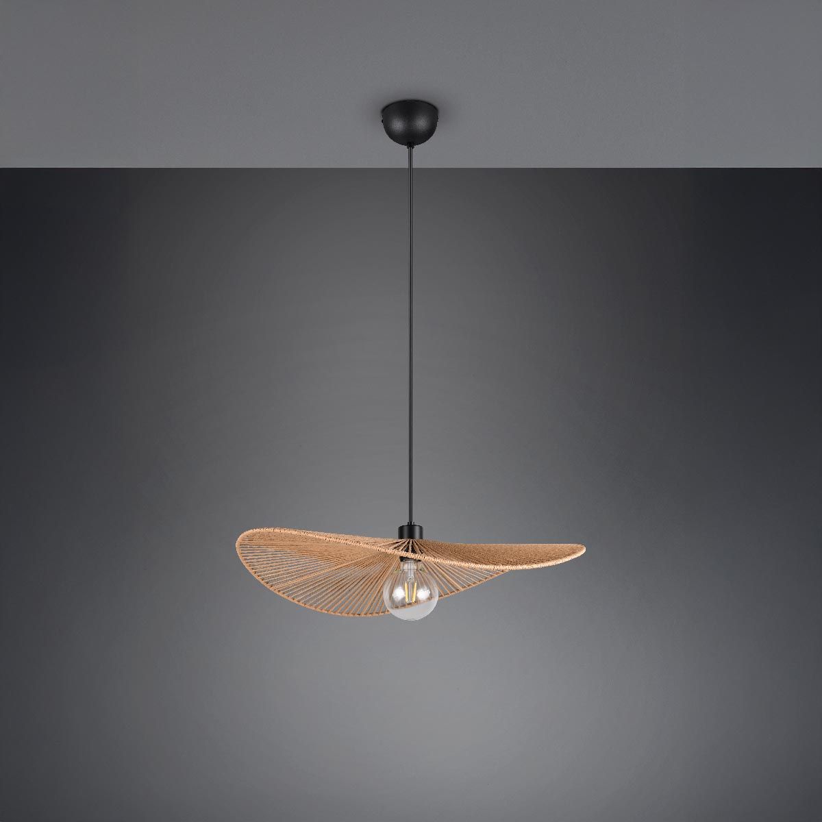 Lampadari & plafoniere: Pendelleuchte, Papiergarn, 58 cm Ø – Nuovo (secondo la descrizione) da Kreuzlingen venduto da Smart-Light 5