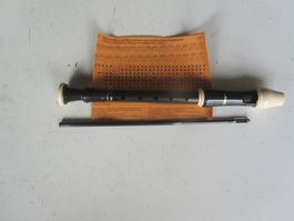 Schöne Block Flöte Aulos Made in Japan
