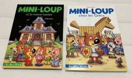 2 livres Mini loup en français 