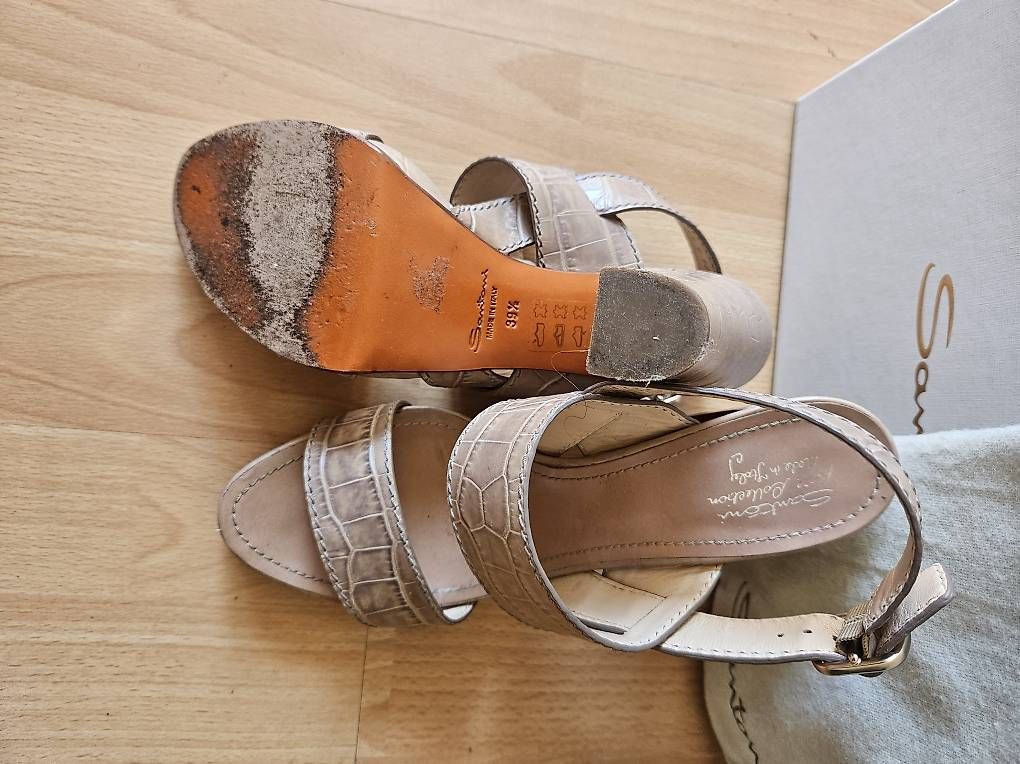 Chaussures femmes: Santoni Sandaletten. Gr 39.5 – D'occasion à Zürich par Elena231 2