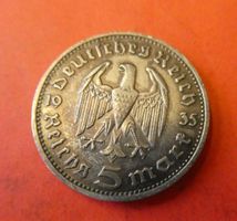 Dt. Reich 1935 D, 5 Reichsmark - Silber