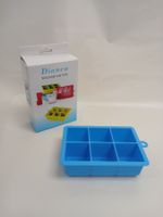 NEW! One Blue Silicone Ice Cube Tray