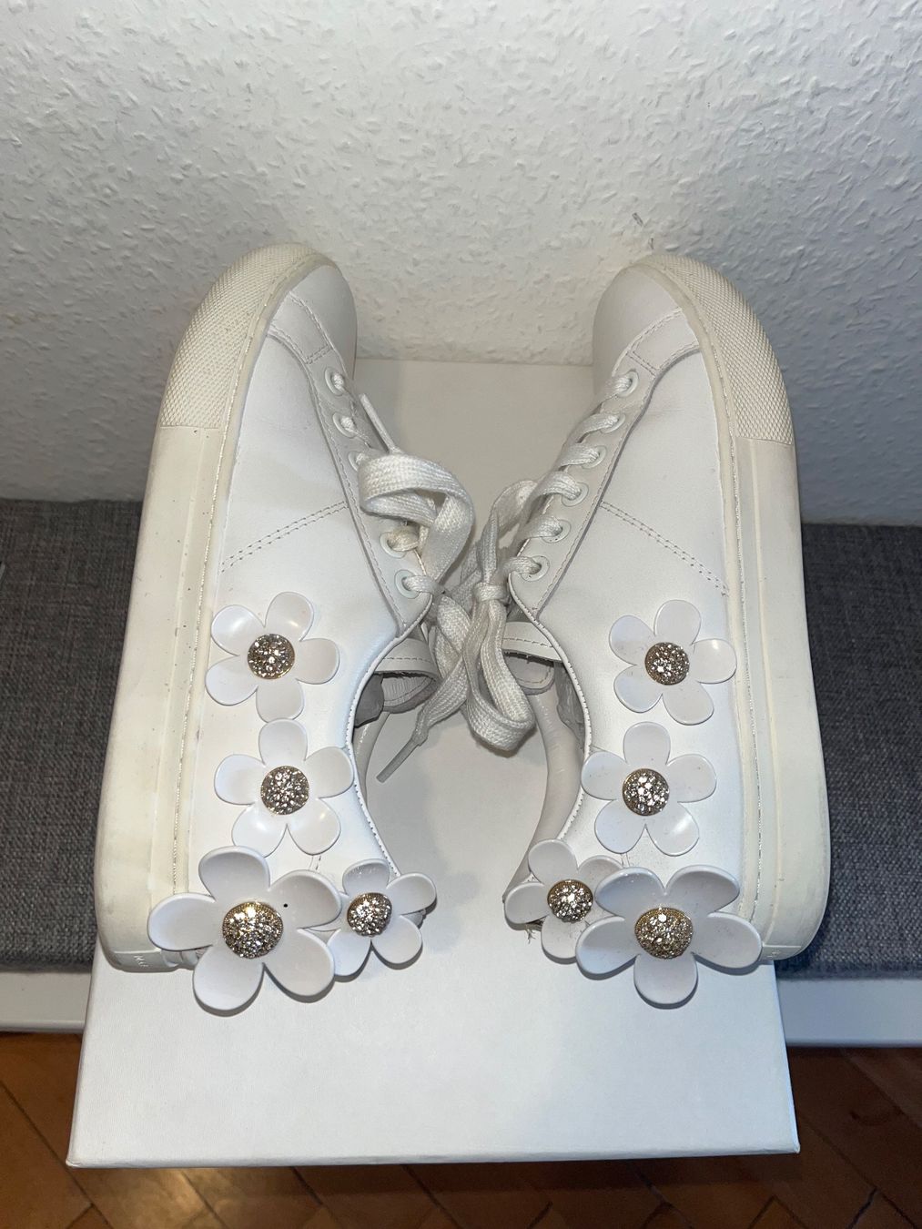 Marc Jacobs Scarpe per ragazzi: White Marc Jacobs sneakers, 36 leather original box – Usato da Genève venduto da dmt_y25y 3