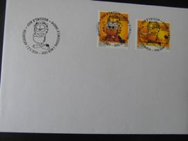 2024  Garfield + Baby  mit Ausgabetag Vollstempel