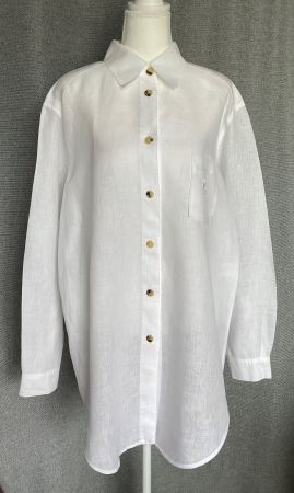 Aigner Longbluse aus Leinen Grösse 44