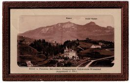 Schwende-Weissbad, Hotel Pension Belvédère, gelaufen 1916