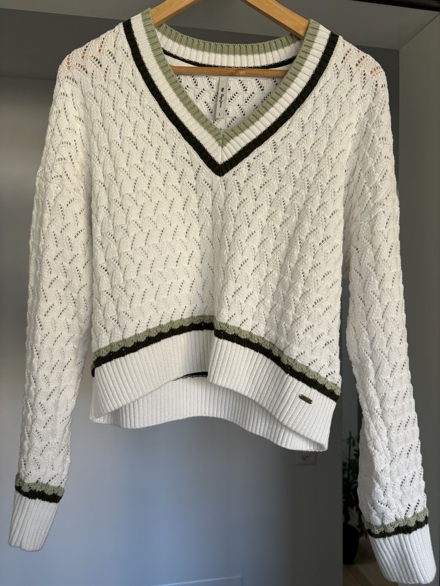 Pepe Jeans Maglioni & Felpe: Pepe Jeans Pullover, Weiss, Grösse L, Neuwertig! – Nuovo (secondo la descrizione) da Bern venduto da gwilla