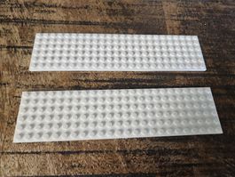lego 3026 lot de 2 pièces White Plate 6 x 24