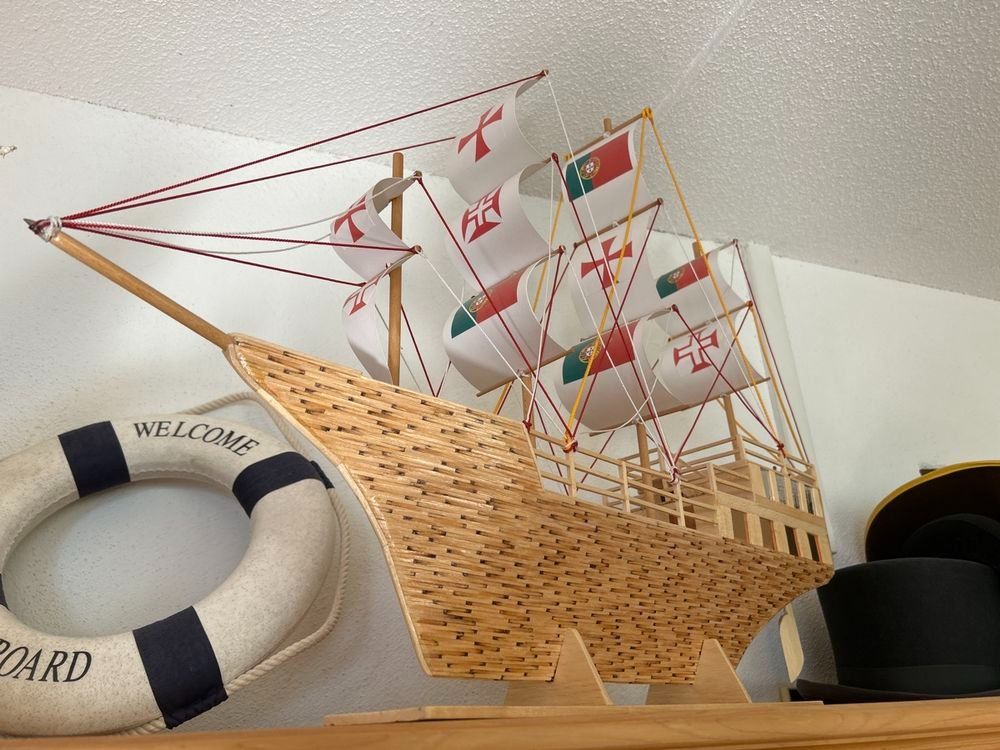 Kit di modellismo & Modellini statici: Handgemachtes Holzschiff-Modell UNIKAT – Usato da Gretzenbach venduto da dzollero 1