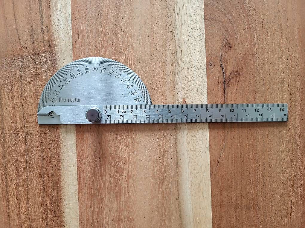 Altro in Scrittura & Disegno: Winkelmesser Stahl Protractor 0-180° mit Lineal – Nuovo (secondo la descrizione) da Buchrain venduto da bux02