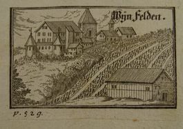 WYNFELDEN, WEINELDEN, KUPFERSTICH, BLUNTSCHLI 1742