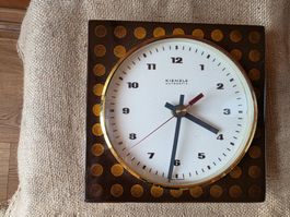 Midcentury Vintage Küchen Uhr KIENZLE Fliesen-Dekor