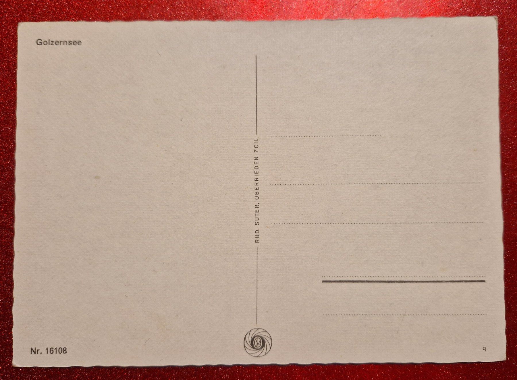 Cartoline postali: Golzernsee Top – Nuovo (secondo la descrizione) da Melchnau venduto da Arthurius 1