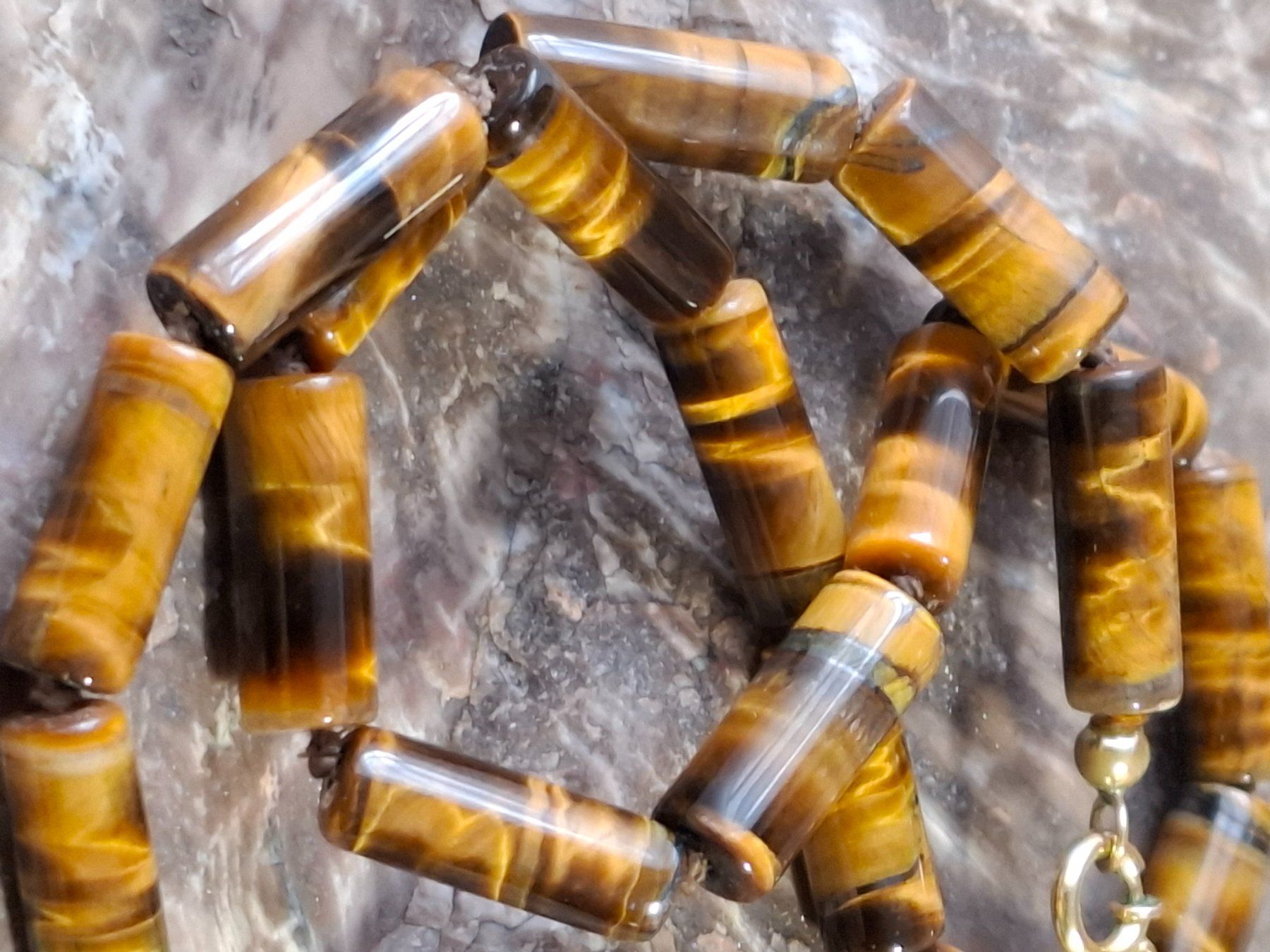Catenine: Kette Tigerauge – Usato da Zwieselberg venduto da Halifaxmendusli 8