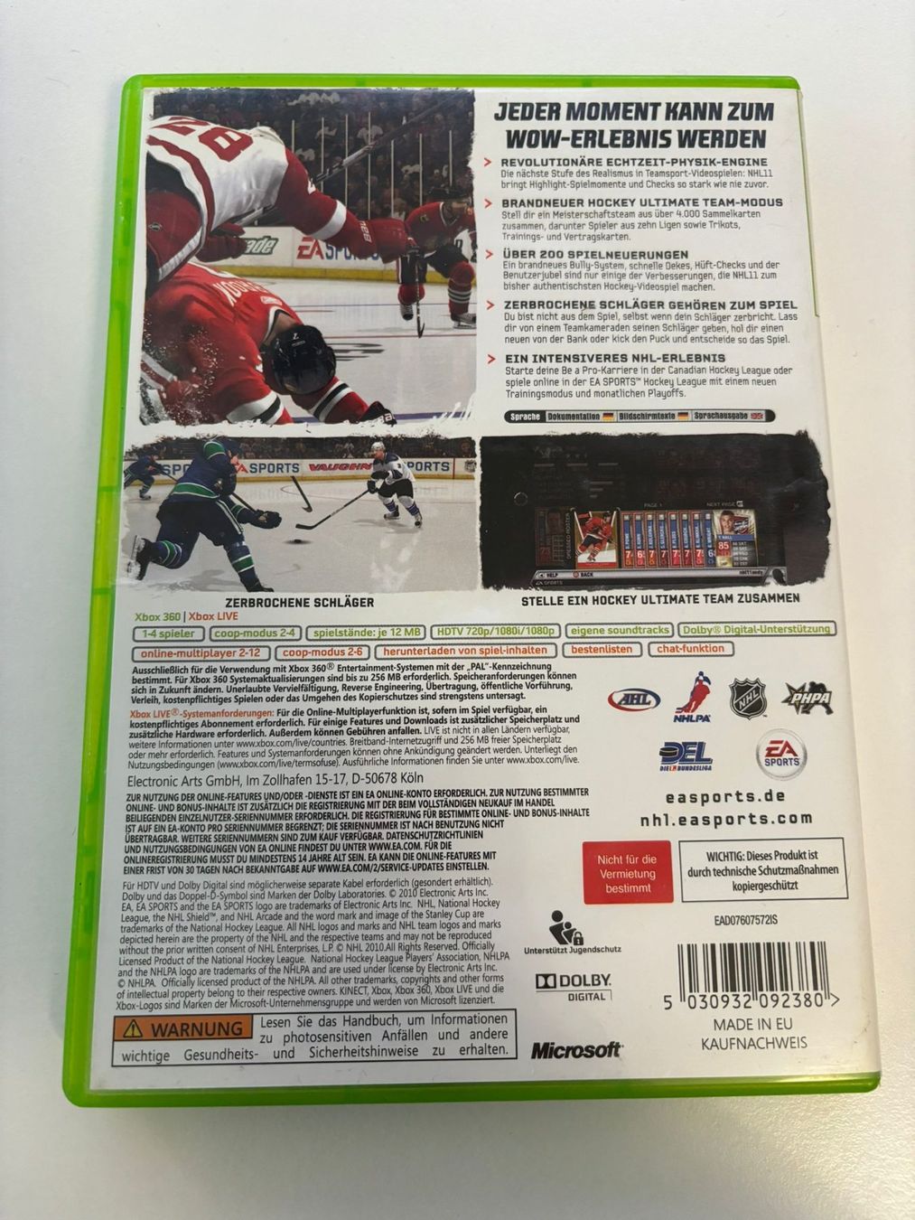 Giochi: NHL 11 (XBOX 360) – Usato da Herisau venduto da Seyashop1 2