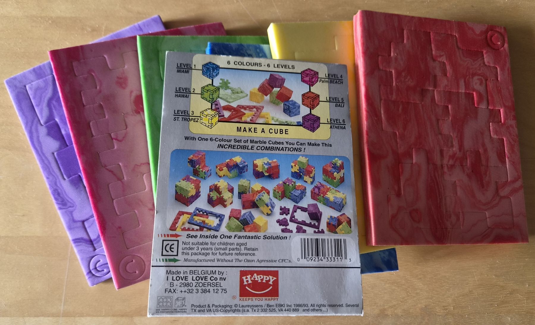 Puzzles: Vintage- Marble Cube Puzzle Set 6 Teile – Gebraucht aus Urtenen-Schönbühl von Kahru 2