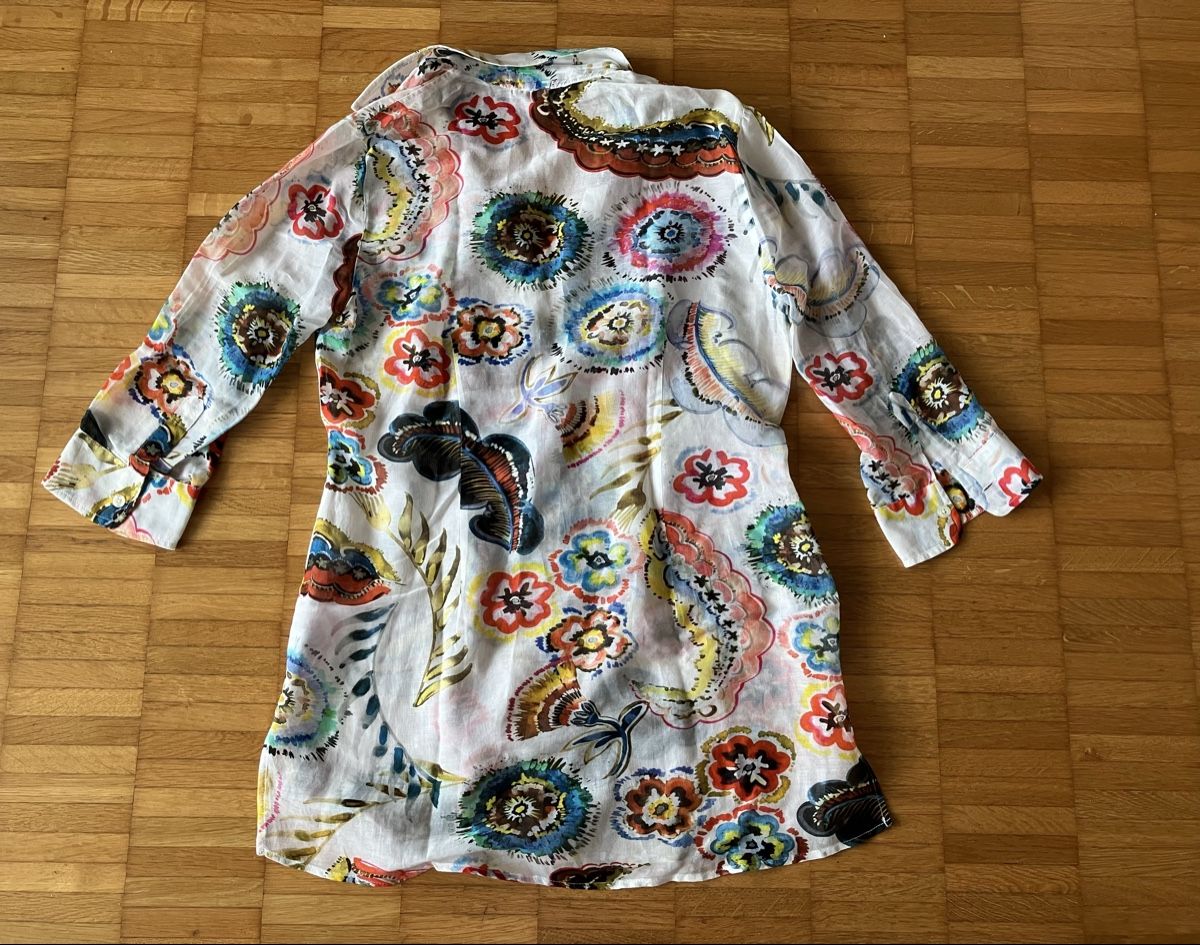 Camicette: Nadine H wunderschöne Tunika/ Bluse mit Seide 36 – Usato da Weiningen ZH venduto da moon-55 3