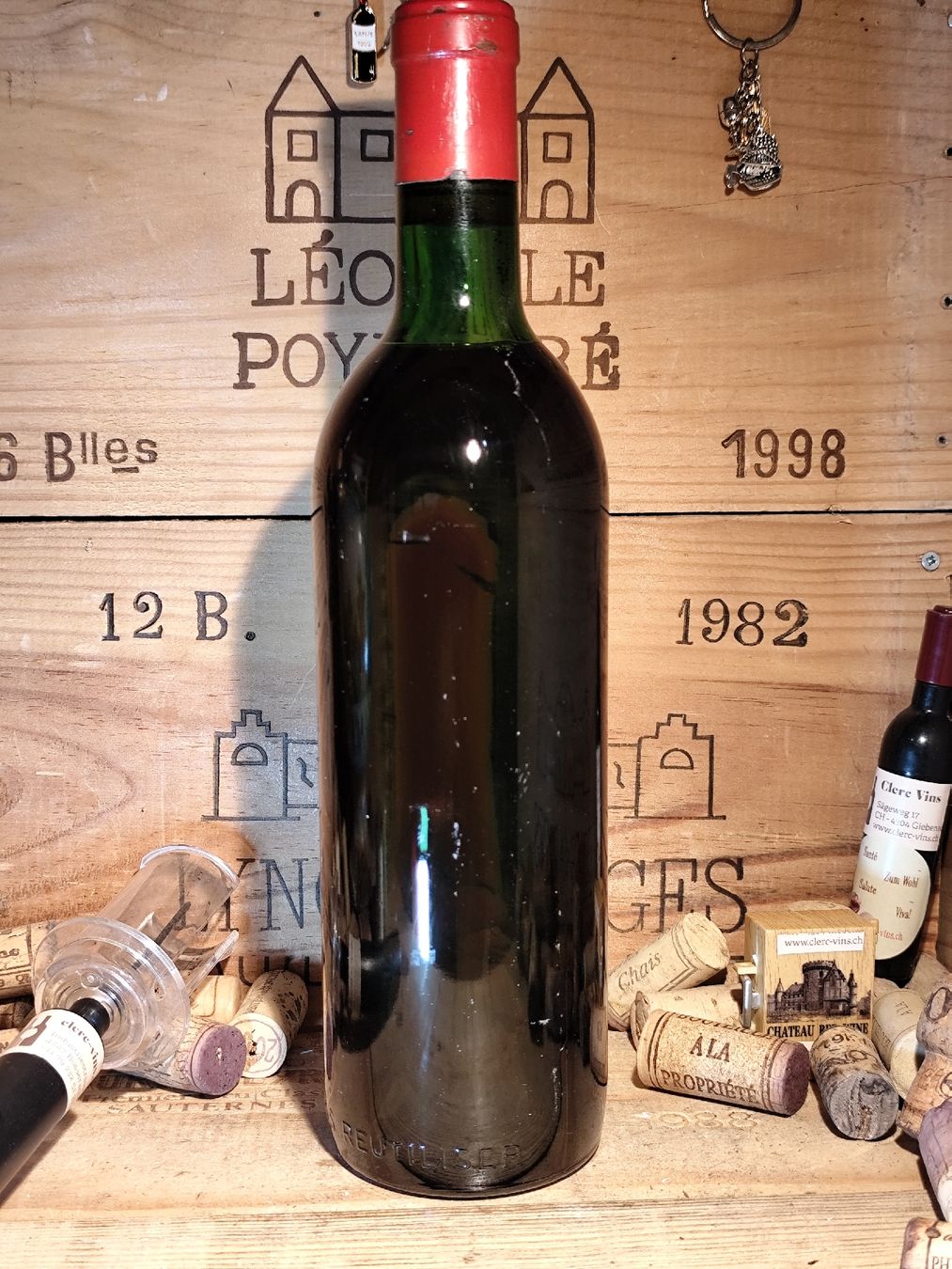 Vino: 1967 St Emilion GCC Chateau Le Chatelet – Nuovo e nell'imballaggio originale da Büsserach venduto da Vintage-vins 1