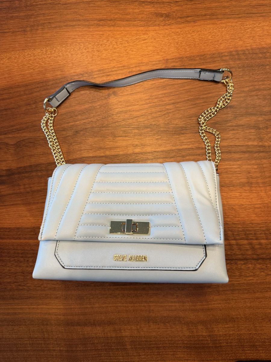 Steve Madden Borse da donna: Steve Madden Tasche, hellblau, NEU! – Nuovo (secondo la descrizione) da Brüttisellen venduto da Molemo