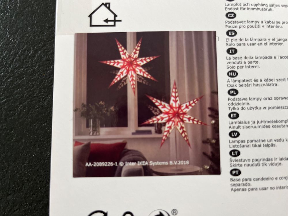 Ikea Strala Stern Anleitung