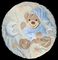 🧸NATTOU Krabbeldecke Bär 🐻 Baby Spielmatte Blau Weich ✨💫