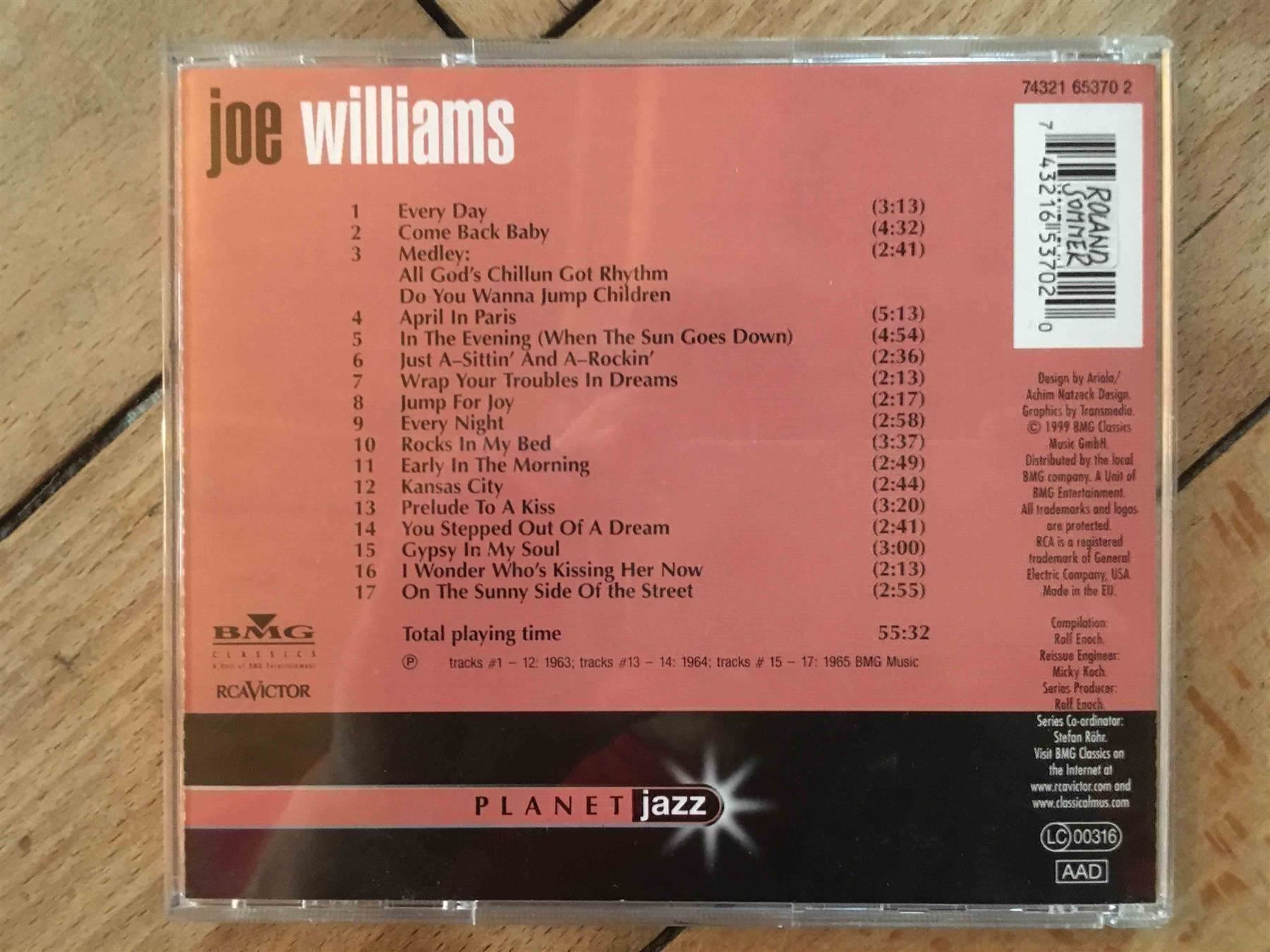 Vinyles: Joe Williams 1963,64,65 RCA Live&Studio – D'occasion à Luzern par Needful_Things 1