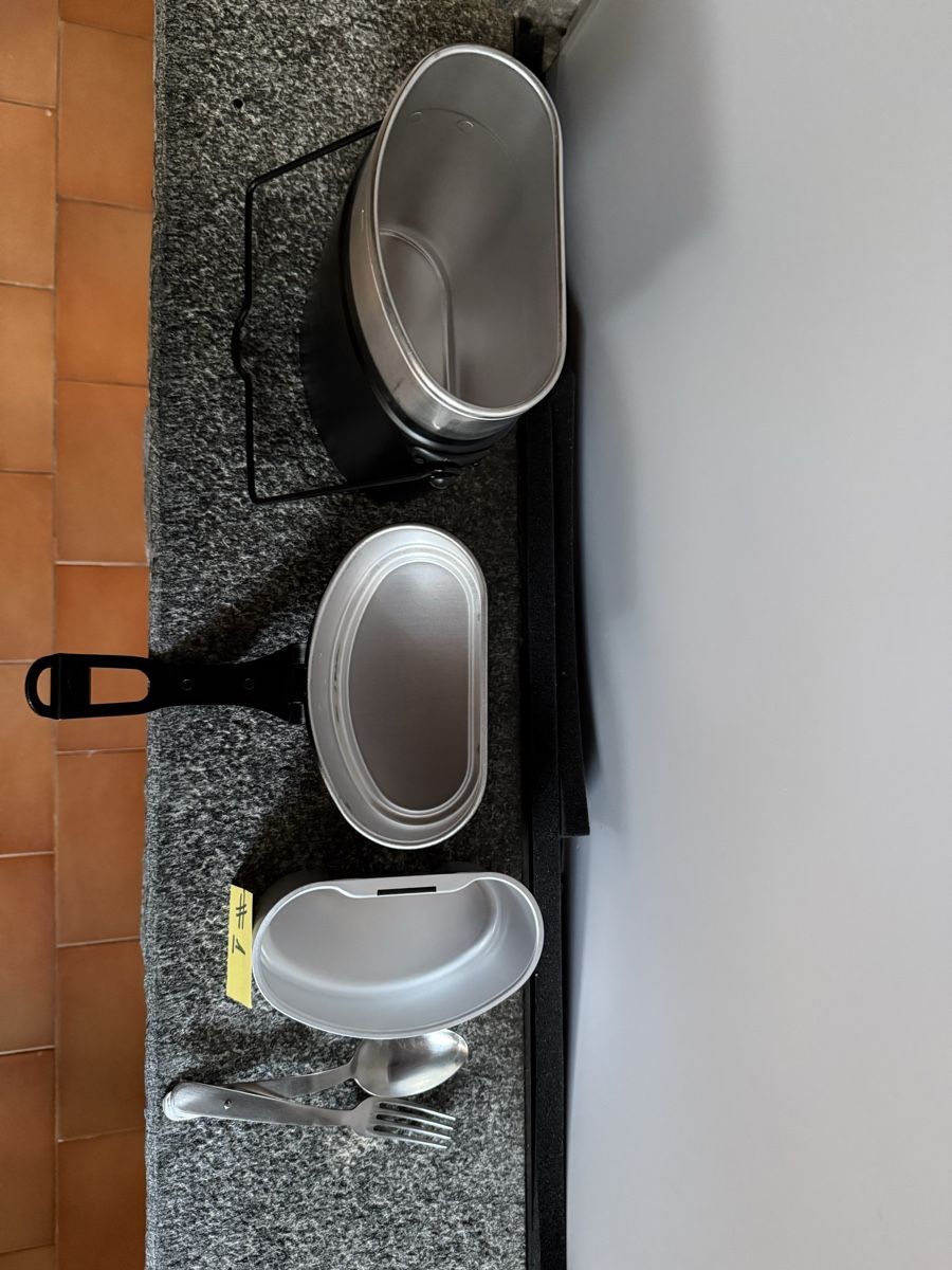 Cucine complete: Schweizer Armee gamelle 83 + Essbesteck NEU – Nuovo (secondo la descrizione) da Quinto venduto da Ticino_69 1