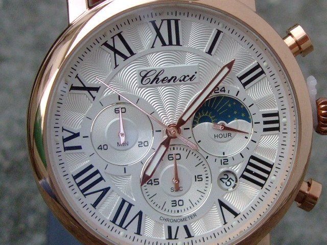 Orologi: HERREN UHR EDEL TOP DESIGN EINACH EIN TRAUM ! – Nuovo e nell'imballaggio originale da Schachen b. Reute venduto da Dzestar 6