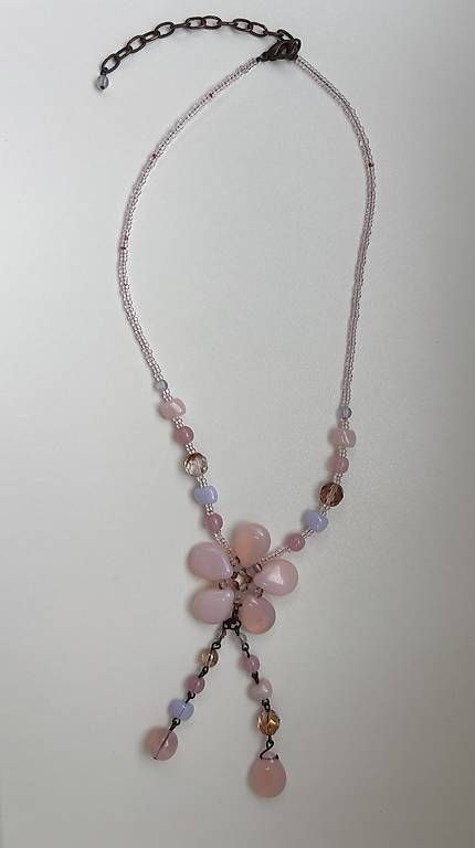 Catenine: Perlenketten Halskette Rosa – Usato da Baden venduto da Chrisenft