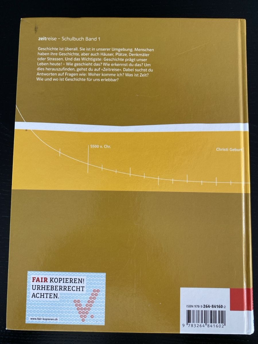 Livres: Schulbuch "zeitreise 1" Klett und Balmer – D'occasion à Belp par Miskan 1