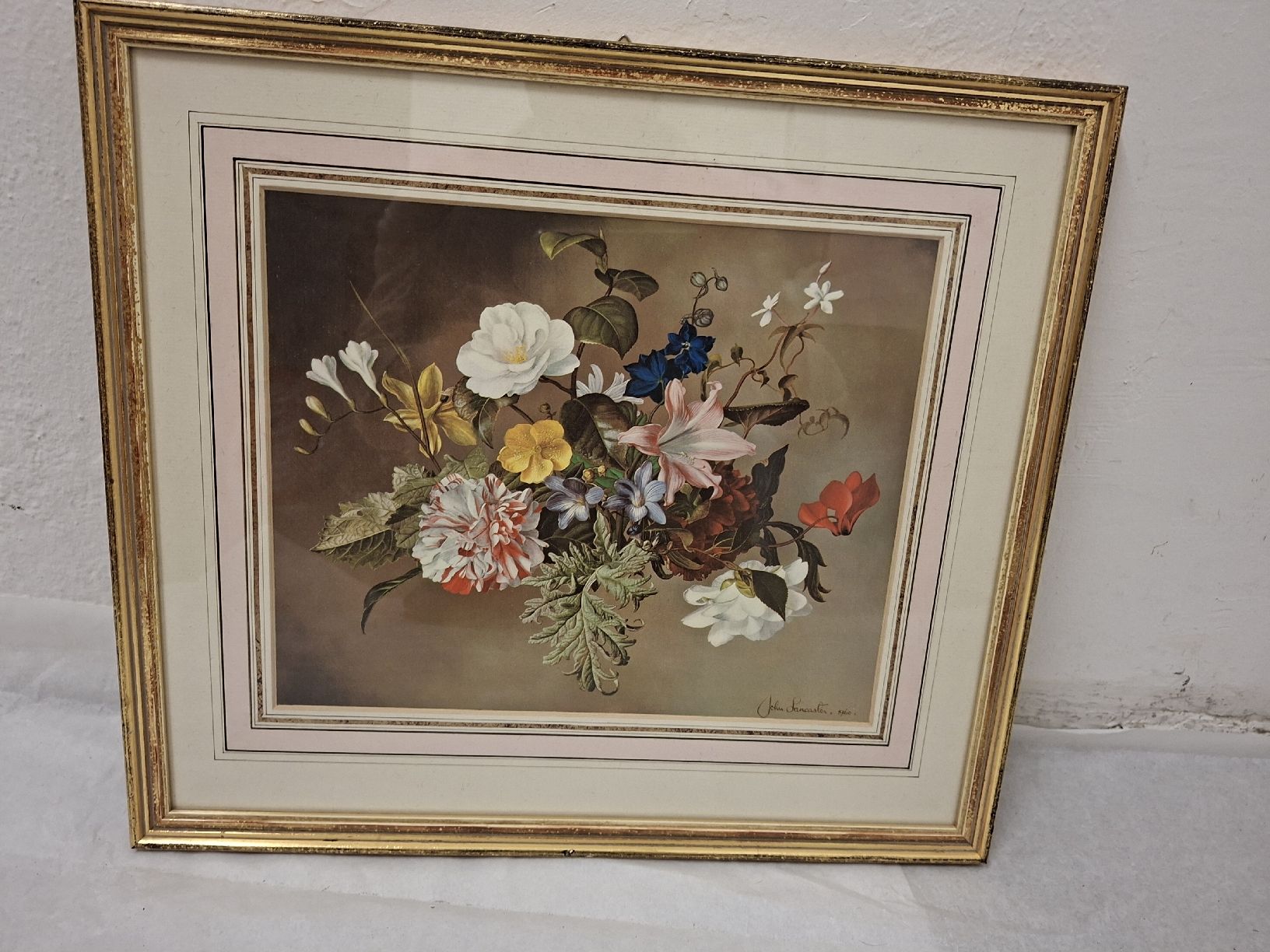 Poster & Bilder: Bild Blumenstilleben John Lancaster 1960 – Gebraucht aus Olten von Mezopotamya