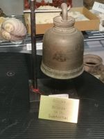 Antike Glocke Bronze Sukhothai Thailand Deko 14.Jhd 14cm