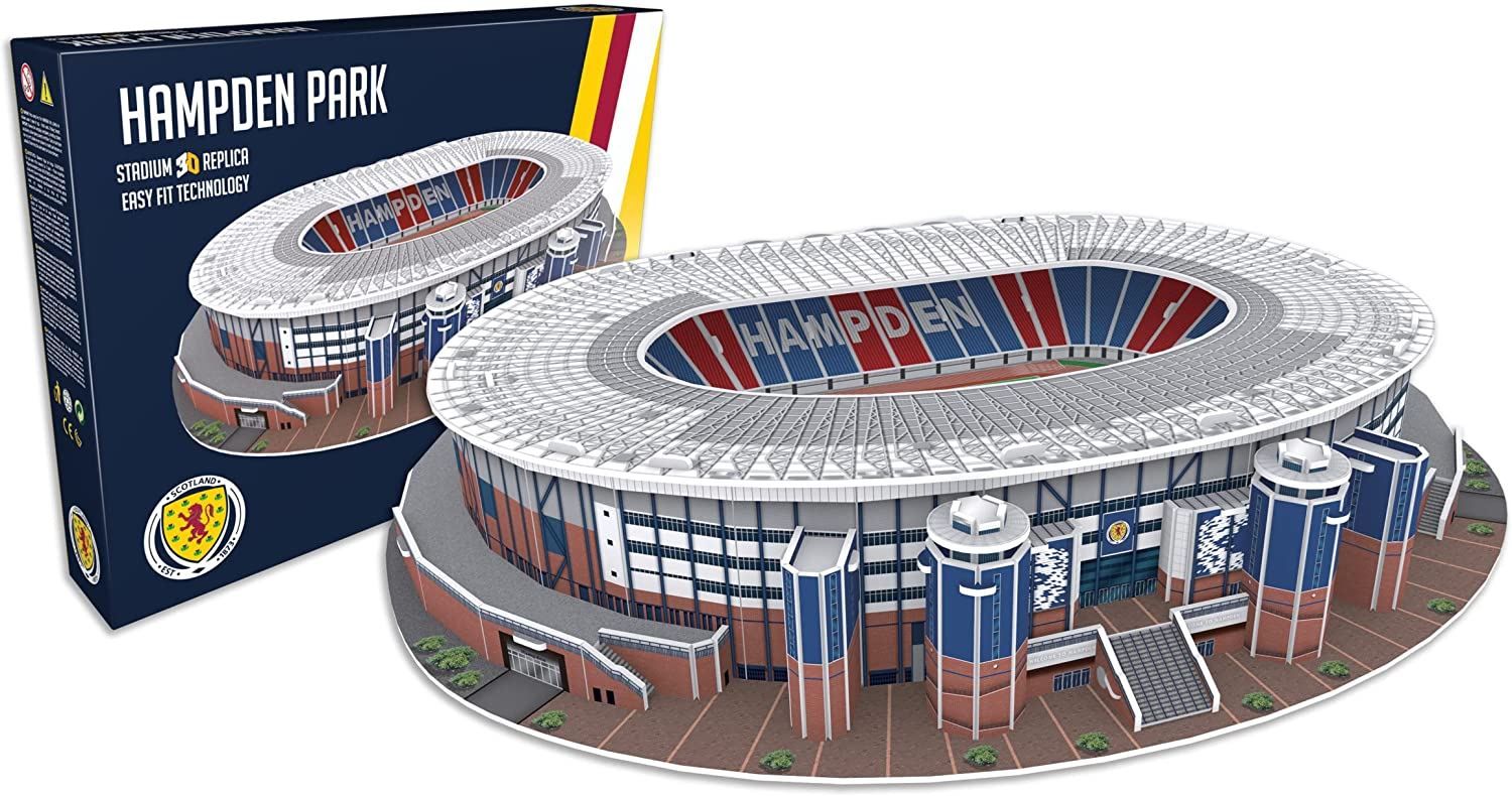 Puzzle: Hampden Park Stadion 3D Puzzle – Nuovo e nell'imballaggio originale da Wil SG venduto da Football-Legends