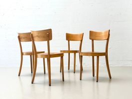 Bugholzstühle, Thonet ZPM Radomsko, Polen 1950er Jahre