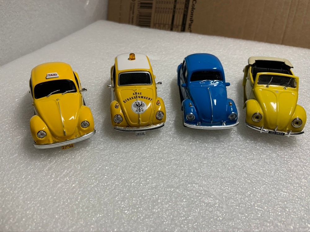 Jamara VW Coccinelle 1:18 RC – Cast 27 MHz – Châssis Métal – Portes Capot Ouvrants – Collection Radicommandée