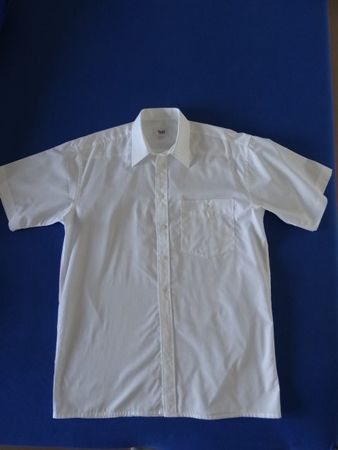Hemd Kurzarm Herrenhemd weiss Gr. 39/40