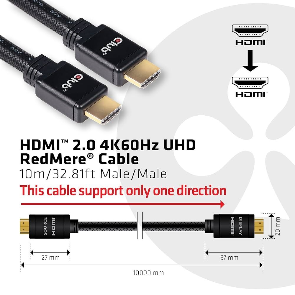 Cavi: HDMI Kabel 10m NEU – Nuovo e nell'imballaggio originale da Oberuzwil venduto da Muteless