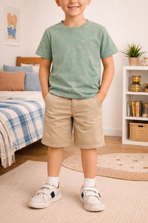 T-SHIRT ENFANT VERT MENTHE