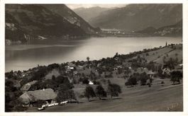Aeschi. Blick nach Krattigen - Interlaken